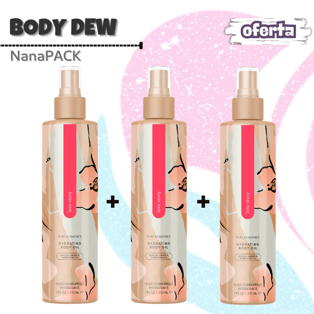 Con Body Dew, disfruta de una piel suave, hidratada y con un brillo irresistible que te acompañará todo el día. ¡Rocíalo después de la ducha o bajo el sol y deja que tu piel brille como nunca antes!