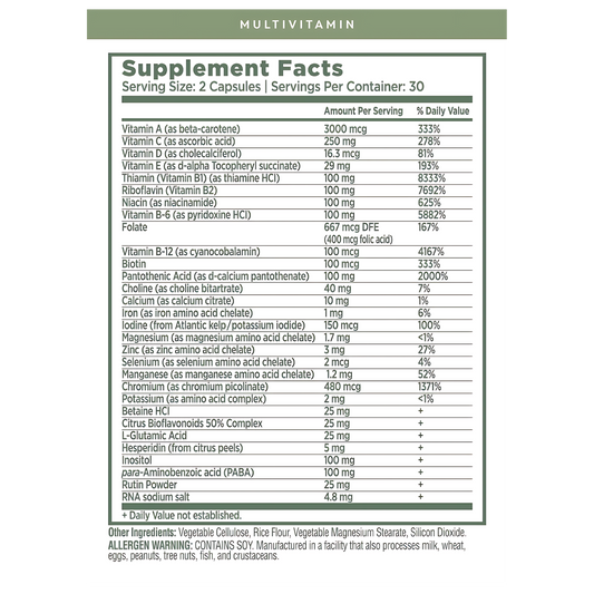 Pure 21 - Multivitamin (Multivitamínico) - Fiestas by Nana, LLC